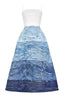 Remi Pleated Ombre Corset Dress - View 6 | TEVQA