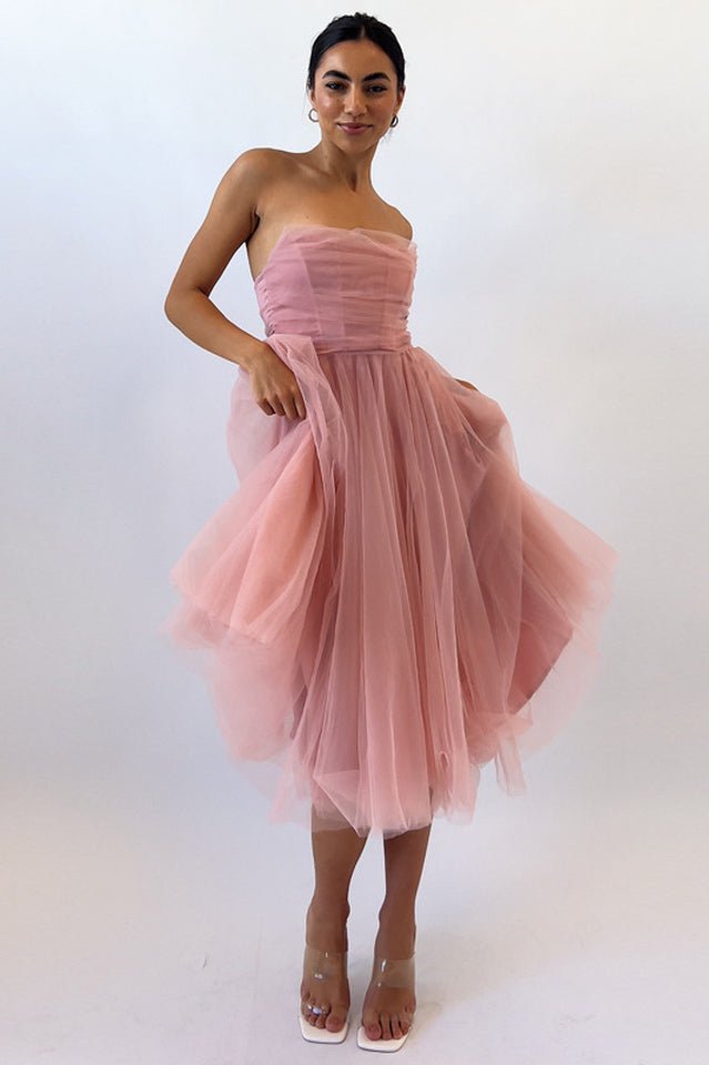 Swingin' It Midi Dress - Tevqa