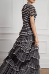 Wild Rose Ruffle Gown - Tevqa