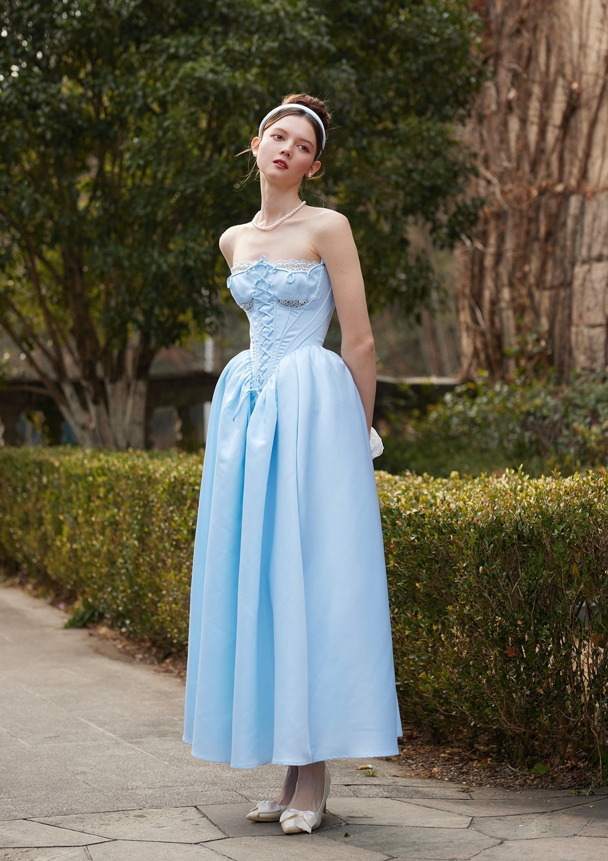 Ballgown evening dress - View 1 | TEVQA