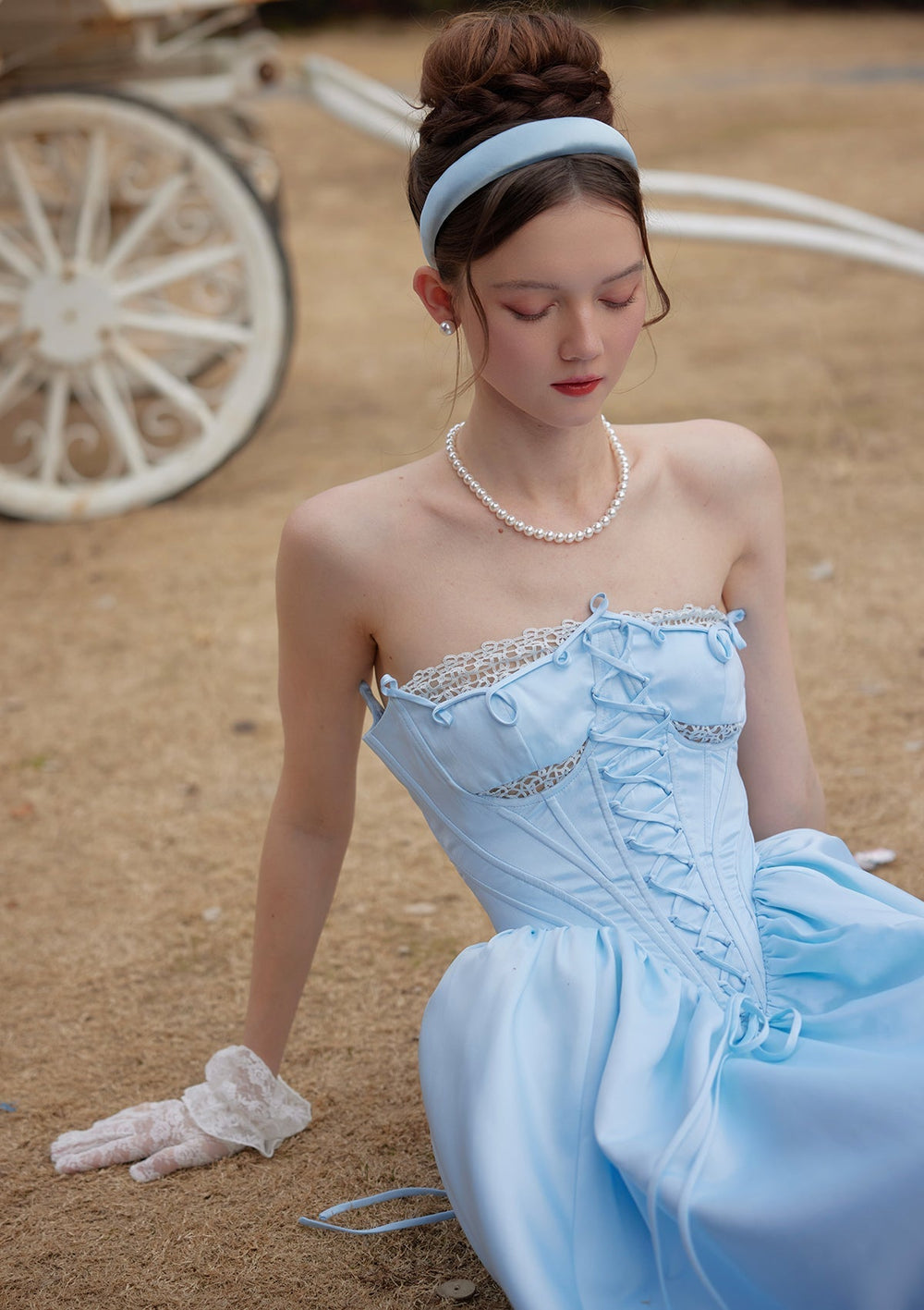 Ballgown evening dress - View 5 | TEVQA