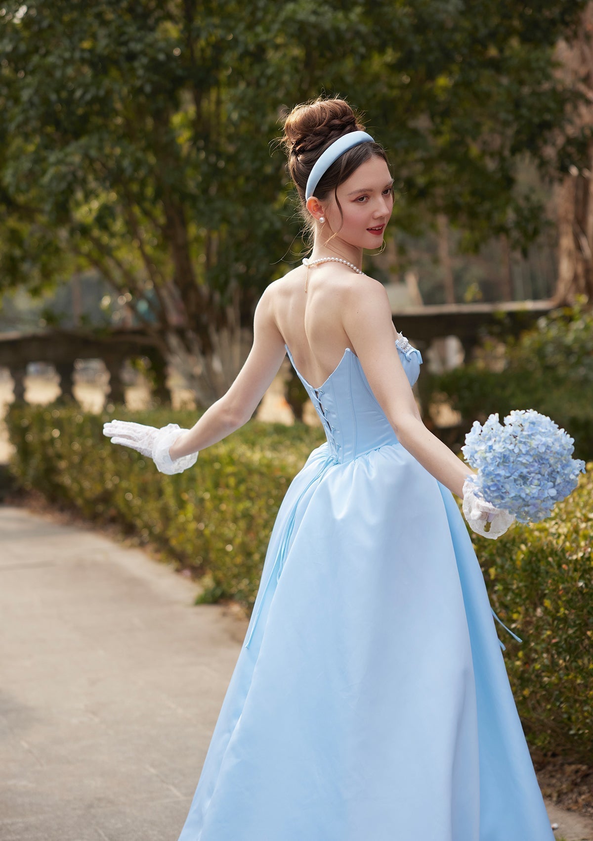 Ballgown evening dress - View 9 | TEVQA