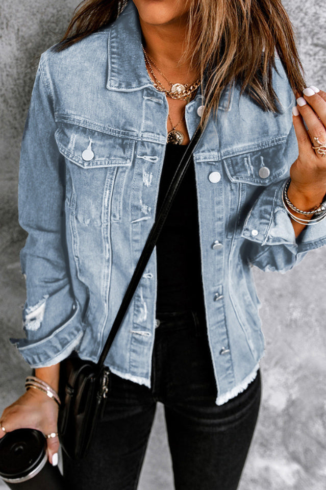 Basic Denim Jacket | Dress In Beauty