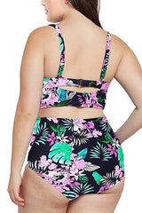 (L-5XL) Tropical Print Bikini Set | Dress In Beauty