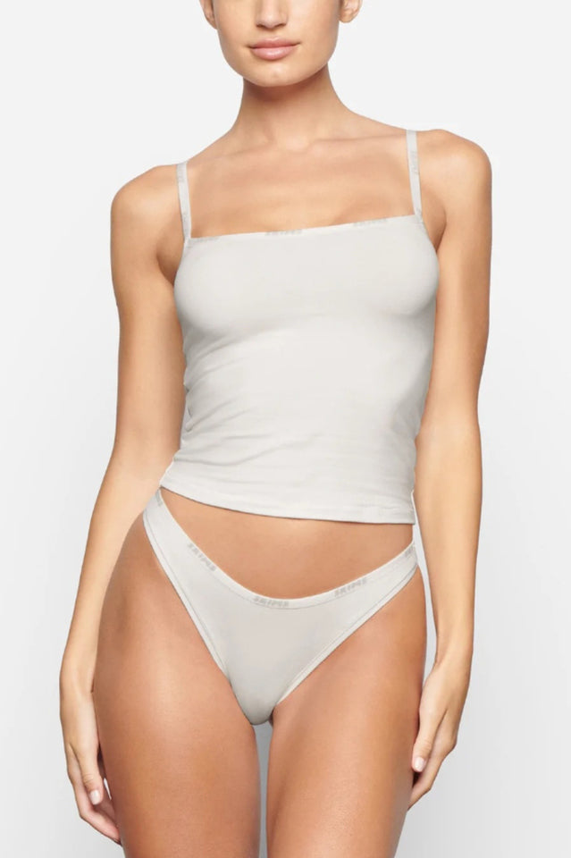 Cotton Logo Tank | Dress In Beauty