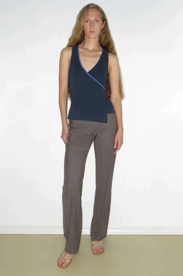 Paloma Wool Plunge Neckline Sleeveless Top | Dress In Beauty