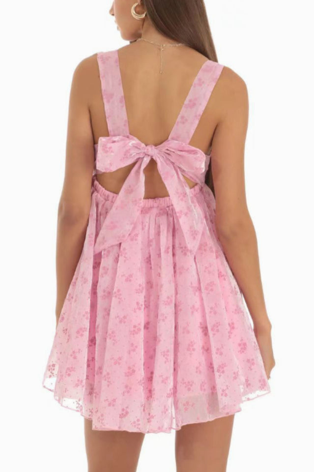 Floral Organza Baby Doll Dress | Dress In Beauty