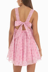 Floral Organza Baby Doll Dress | Dress In Beauty