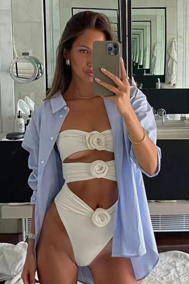 Aerie Ribbed Triple Knot One Piece Swimsuit | Dress In Beauty