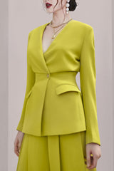 Hazel Neon Corset Blazer Set | Dress In Beauty