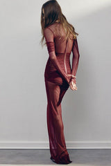 Reine Ruched Long Sleeve Bodycon Dress | Dress In Beauty