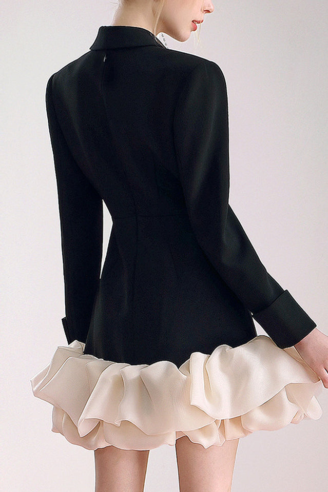 Aubrey Diamante Organza Blazers | Dress In Beauty