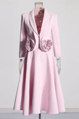 Helena Rose Blazer Midi Skirt Set | Dress In Beauty