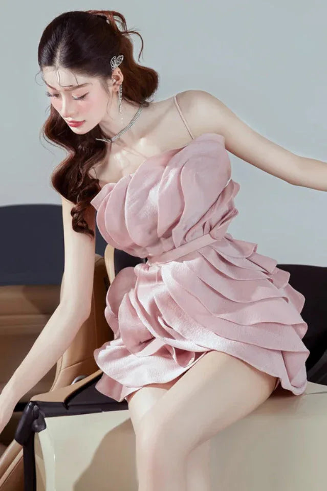 Anna Spaghetti Ruffle Dress Secondary image