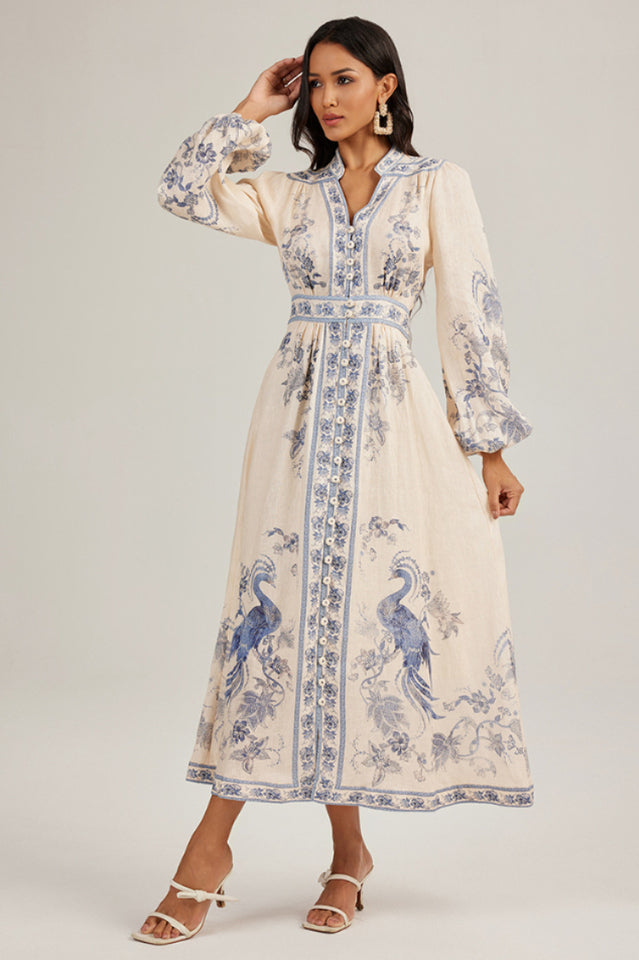 Melody Patterned Print Maxi Dress | Dress In Beauty