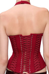 Celleen Halter Lace Up Corset | Dress In Beauty