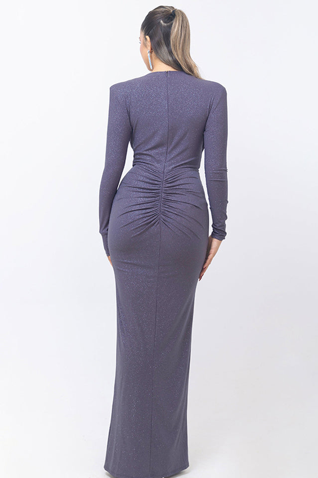 Deep V Neck Long Dress | Dress In Beauty