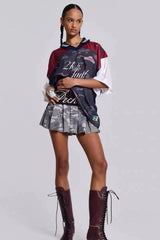 Touchdown Collar Football Shirt | Dress In Beauty