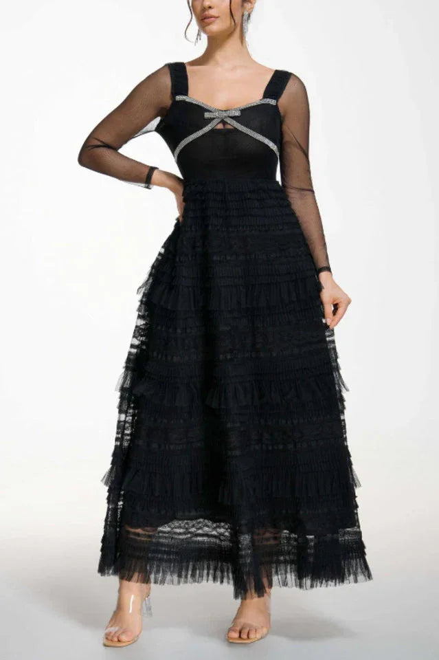 Jayleen A-line Maxi Dress - View 7 | TEVQA