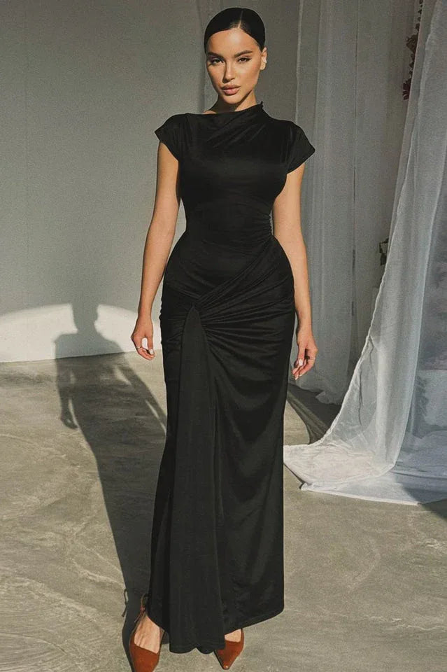 Tea Bodied Maxi Dress - TEVQA