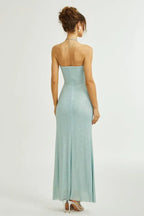 Sebille Embellished Bow Detail Maxi Dress - TEVQA