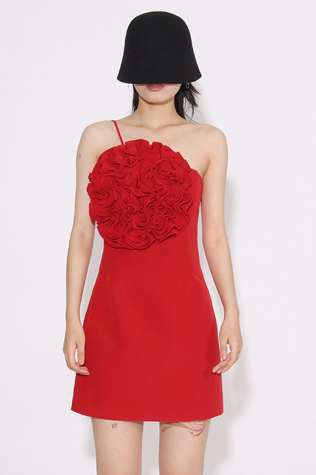 Floral Appliqu¨¦ Gabardine Mini Dress | Dress In Beauty