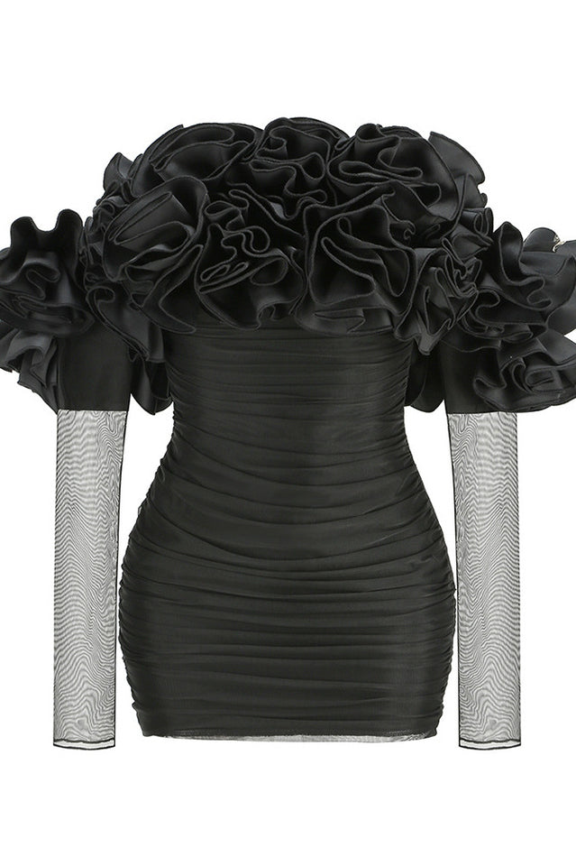 Amity Long Sleeve Tulle Floral Dress | Dress In Beauty