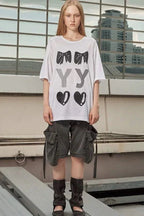 OPEN YY Rolled Waist Cargo Shorts - View 6 | TEVQA
