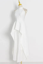 Victoria Layered Halter Gown Set - TEVQA
