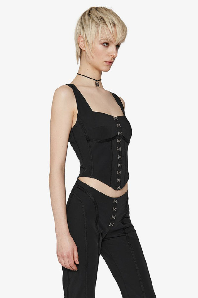 Black Lara Corset Top | Dress In Beauty