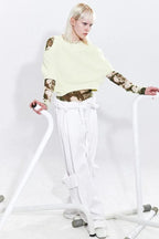 Rolled Waist Cargo Pants - View 9 | TEVQA