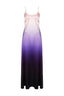 Ombre Print Lace Up Maxi Dress - View 7 | TEVQA