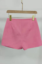 Astraea Flower Embellished Shorts - TEVQA