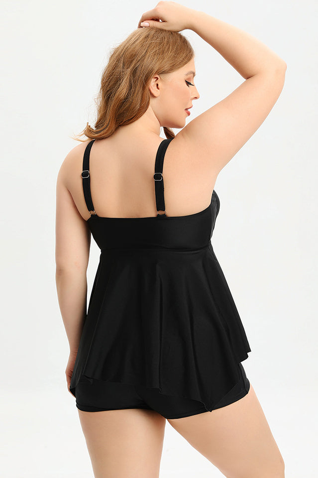 (L-5XL) Plus Size Tankini Swimsuit | Dress In Beauty