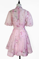 Caroline Floral Print Mini Dress