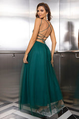 Lace-Up Backless Mesh Dress | Dress In Beauty