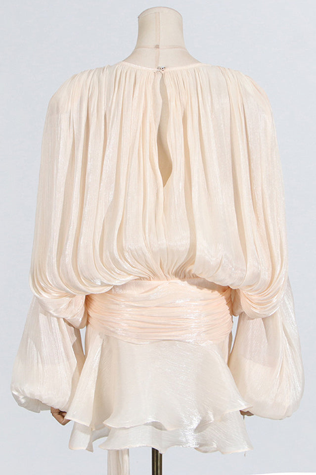 Ruffled Mini Dress With Flowing Silhouette | Dress In Beauty