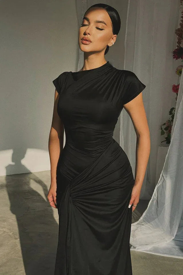 Tea Bodied Maxi Dress - TEVQA