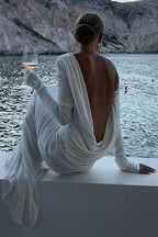 Long Sleeve Maxi Dress - View 6 | TEVQA