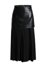 High Waist Patchwork Midi Skirt - View 8 | TEVQA