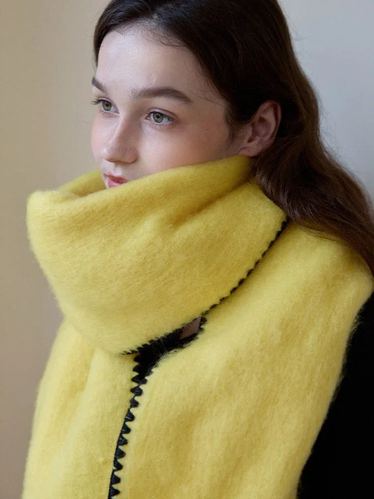 Plush Whipstitch Scarf - View 10 | TEVQA