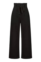 Belted wide leg crepe trousers - View 8 | TEVQA