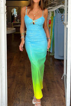 Sequined midi dress with dragonfly embellishment - View 6 | TEVQA