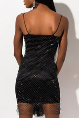 Diamante Covered Mini Dress | Dress In Beauty