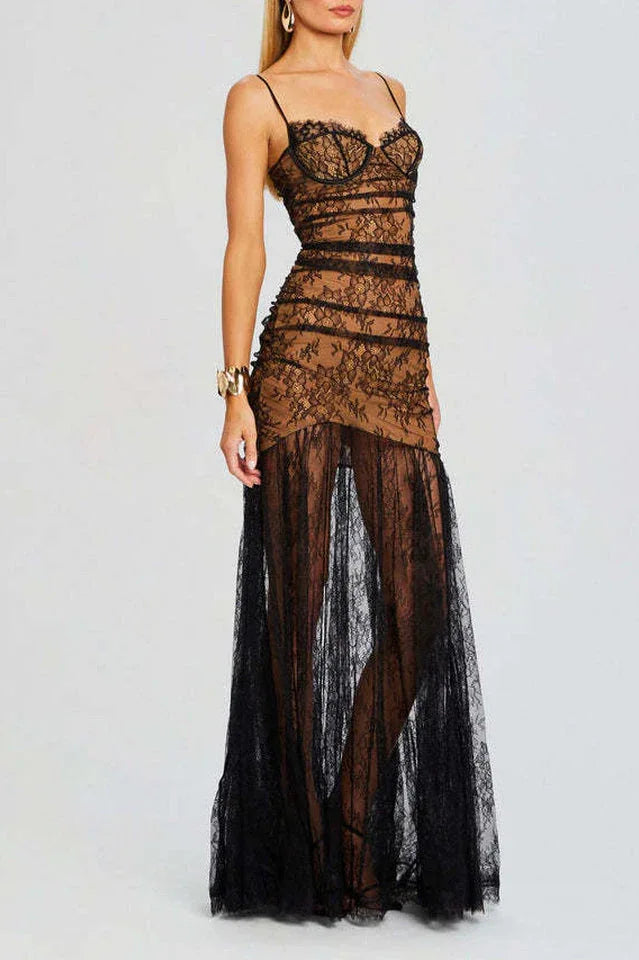 Fit and Flare Lace Dress Secondary image