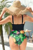 Avery Color Block One Piece Swimsuit - View 7 | TEVQA