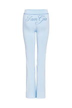 Fitted knit hoodie and trackpant set with V-neckline and thumbholes - View 33 | TEVQA