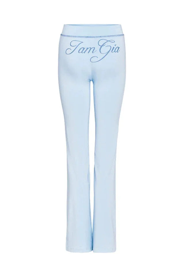 Fitted knit hoodie and trackpant set with V-neckline and thumbholes - View 33 | TEVQA