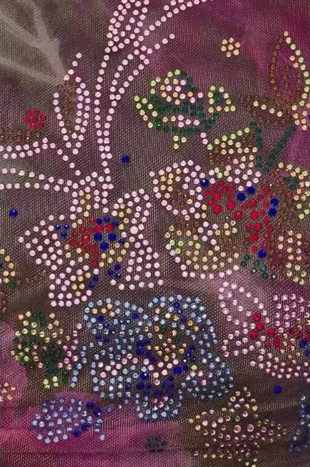 Hotfix Backless Mesh Top | Dress In Beauty