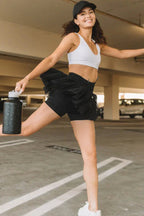 Pirouette Skort with Ruffled Tulle and Drawstring Waist - View 10 | TEVQA